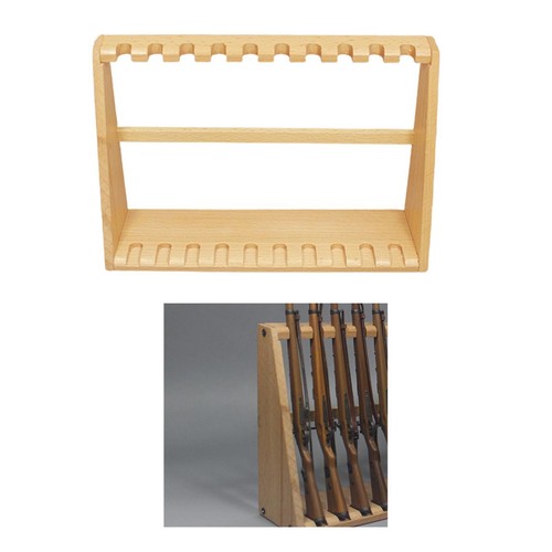 Wooden rifle rack gun - 1/6,