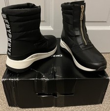 DKNY BLACK WHITE NYLON MARLO