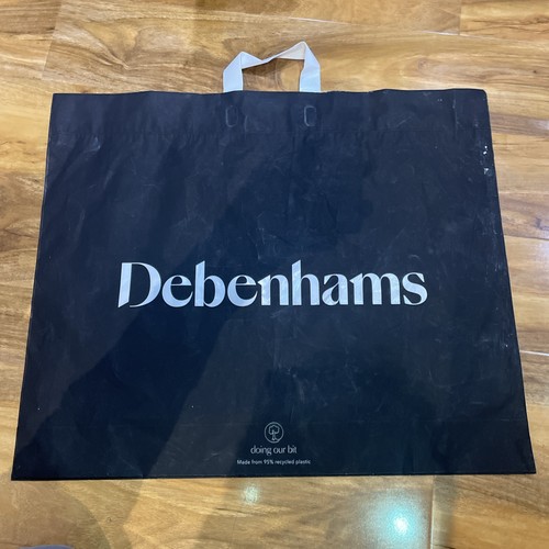 Debenhams black plastic - x,