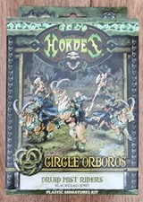 Hordes Miniature Circle Orboros Druid Mist Riders Blackclad Unit