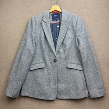 BODEN Moon Tweed Jacket UK 16 Wool Blazer Herringbone Parade Country Hacking