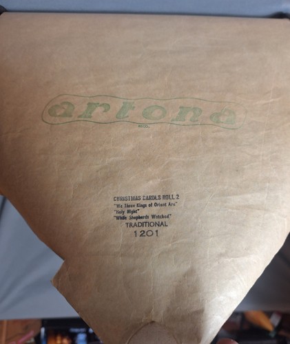 Vintage artona pianola roll - .vintage,