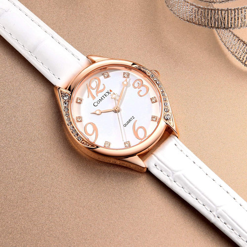 Ladies watch white - white, dial