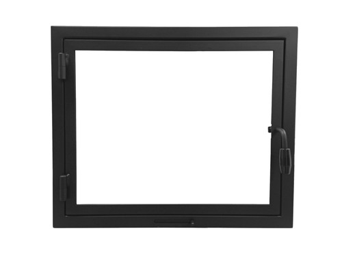 Fireplace door oven grill - oven, w
