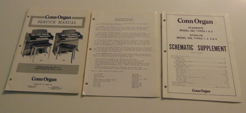 Conn organ starbrite 290 type - conn,
