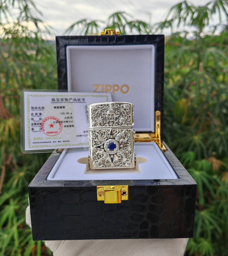 Zippo chrome hearts - chrome,