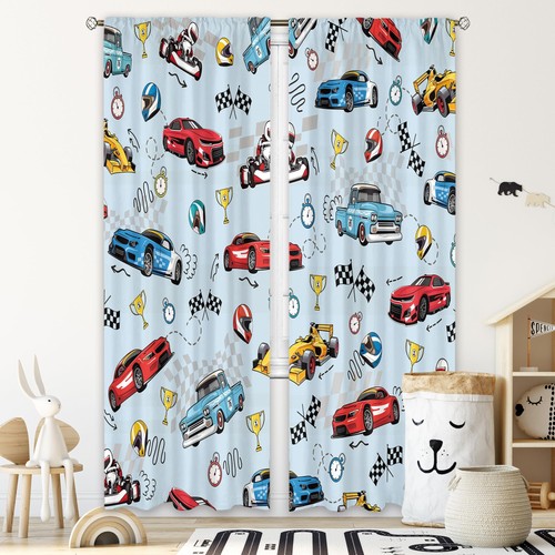 Cinbloo race car curtains - cinbloo,