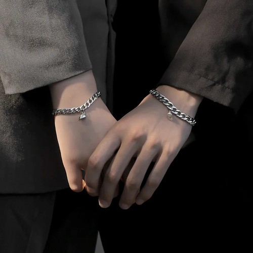 2pcs magnetic couple bracelets - magnetic,