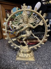 Solid brass shiva nataraja - brass,