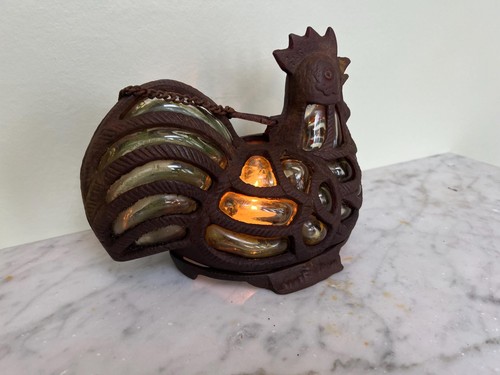 Antique cast iron and bubble