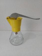 Vintage 1960/70s BEL  Jubilee Cream Maker England Kitchenalia Yellow Glass Farm