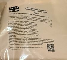 24 HR BRITISH MILITARY RATION PACK, MENU 10 Beef Nasi Goreng 2027-28