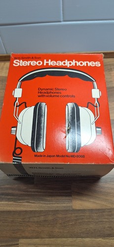 Vintage stereo headphones - headphones.,