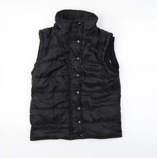 urban diva Womens Black Pea Coat Size S