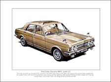 FINE ART PRINT depicting FORD