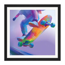 Skater Skateboarding Pop Shove