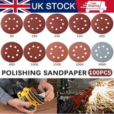 100pcs 125mm 5" Sanding Discs
