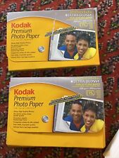 2x Kodak 6x4" Premium Photo Gloss Paper And 2 Packs Of Epsom Gloss Photo Paper