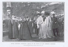 Queen alexandra giving medals - queen,