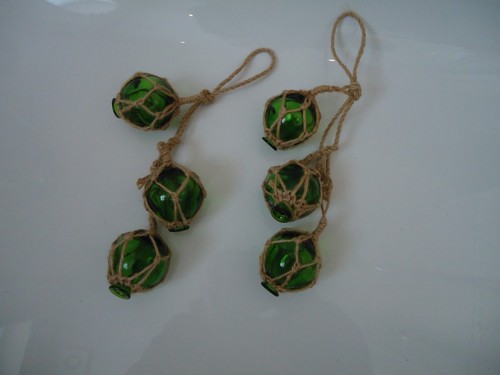 Green fishing boat net - boat, glass
