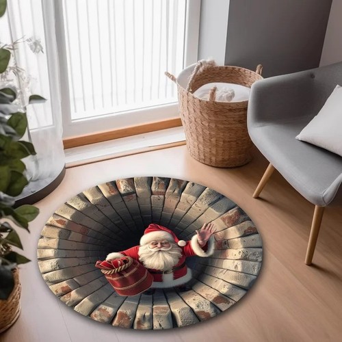 Round christmas rugs large - rugs,