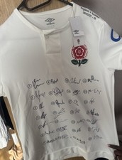 England Rugby Signed Shirt
