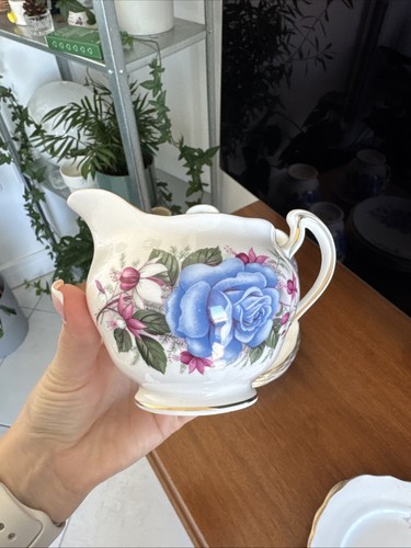 Royal vale porcelain - porcelain, blue