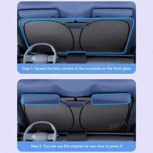 Layer foldable car - sun, shade