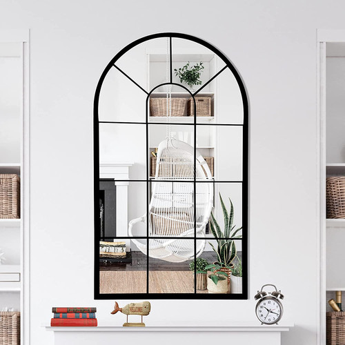 Wall mirror window decorative - wall,