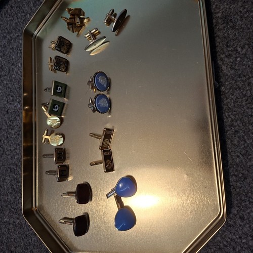 Vintage and modern cufflinks - vintage,
