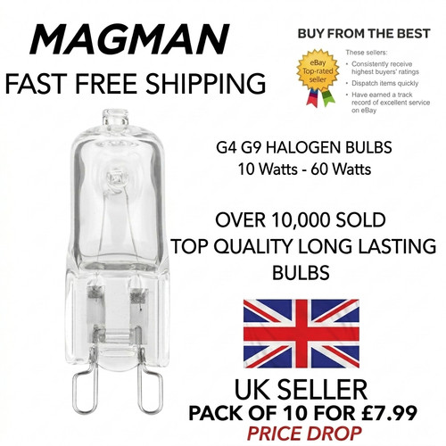 Pack halogen bulbs 10w - halogen,