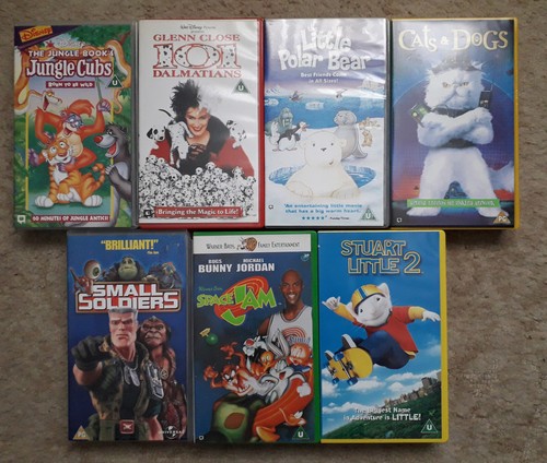 Reduced vhs tapes childrens - vhs,