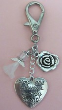 Memory Memorial Keepsake Card Gift Charm Bereavement Loss Remembrance Day Angel 