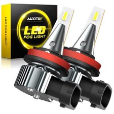 UK H11 H8 H9 LED Car Headlight Fog Light Kit Canbus Error Free 6000K White Bulbs