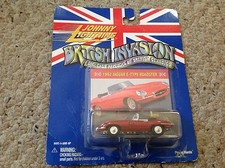 New Johnny Lightning British Invasion Die Cast Replica 1962 Jag. E Type Roadster