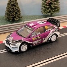 Scalextric 1:32 Car - C3203 Ford Focus 4WD WRC Merksteijn #63 *LIGHTS* #M