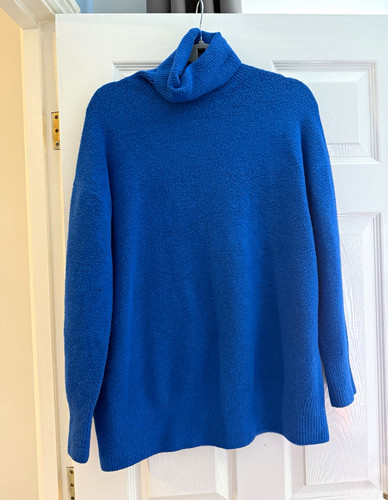 Zara blue turtleneck knit - blue,