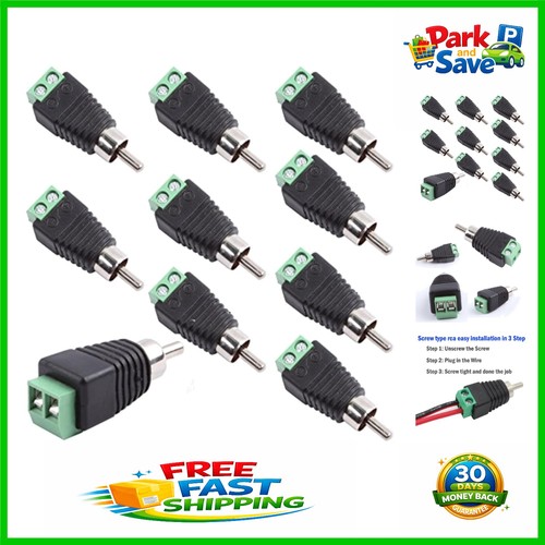 Reliable pack rca male to - 10-pack,