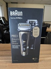 *NEW SEALED* Braun Series 9 Pro+ Electric Shaver Charging Stand Wet & Dry, 9519S