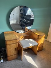Art Deco Dressing Table With Stool