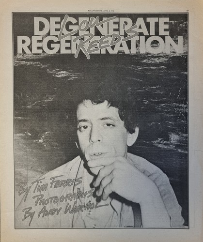 Lou reed degenerate - lou,
