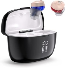 A1 HiBRIQ  battery sound device for seniors and adults  invisible in-ear design