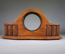 Antique Solid Wood Mantel Clock Case