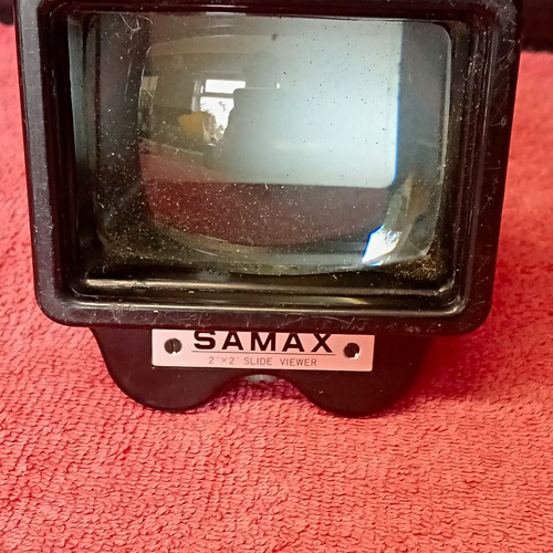 Samax 35mm 2x2 slide viewer - samax,