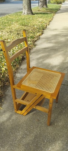 Vintage metamorphic step chair