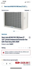 Vent -Axia T Series Extractor