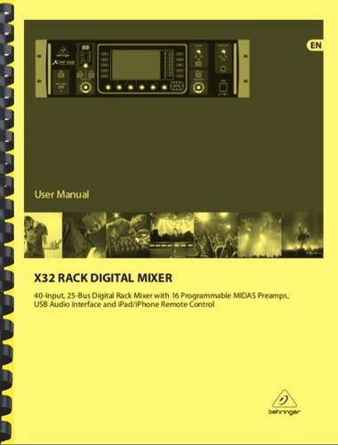 Behringer x32 rack digital - behringer,