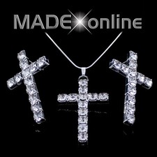 Cross Necklace and Earring