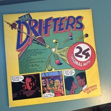 The Drifters 24 Original Hits Double Vinyl LP Album (1975 Atlantic)