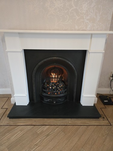 Cast iron fireplace electric - cast, fireplace,